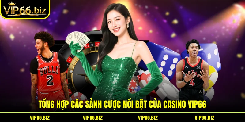 Tổng hợp các sảnh cược nổi bật của Casino VIP66 Tổng hợp các sảnh cược nổi bật của Casino VIP66
